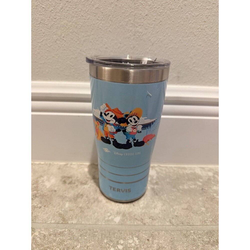 Disney Cruise Line DCL Teal Mickey & Minnie Mouse Australia Hot/Cold Tervis